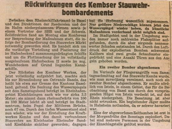 Thurgauer Zeitung 10. Oktober 1944